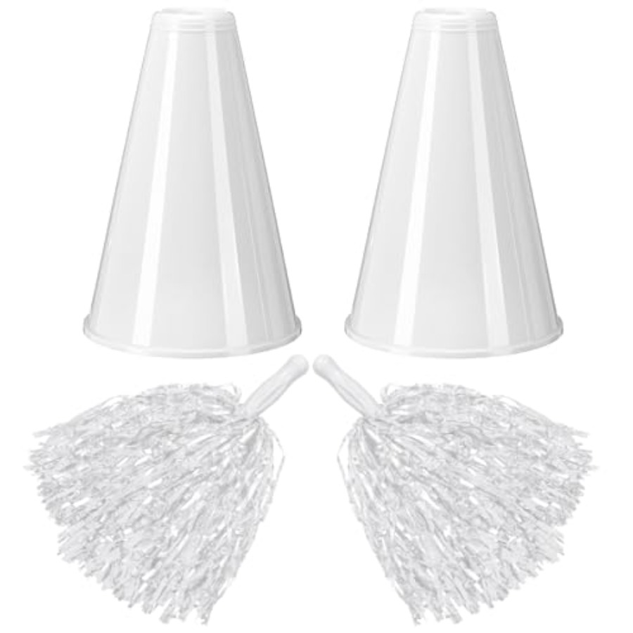 Cheerleading Pom Pom - 4 Pcs Team Spirit Items Small