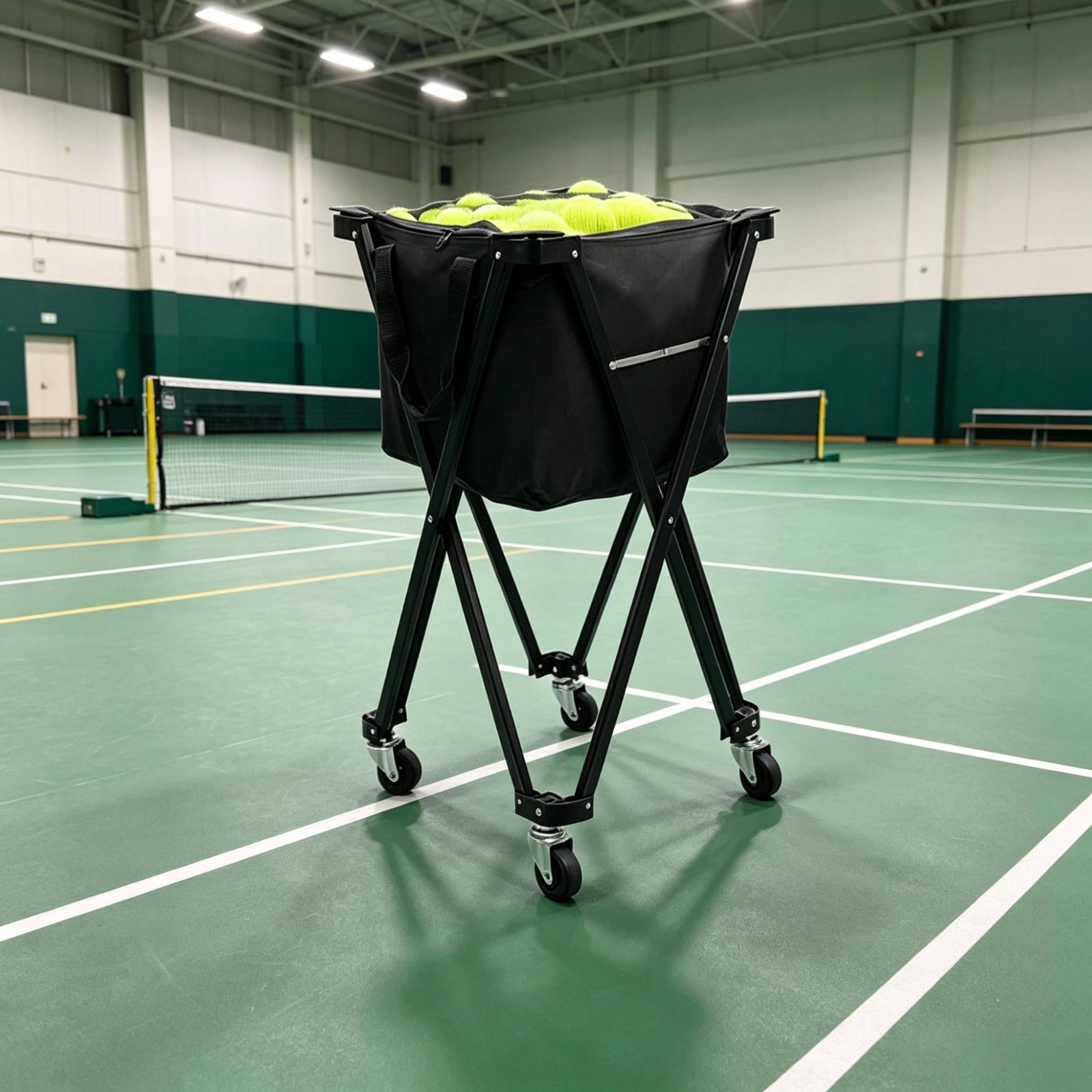 Sports Equipment For Tennis - Pickleball Carrier with Wheels Tennis Ball