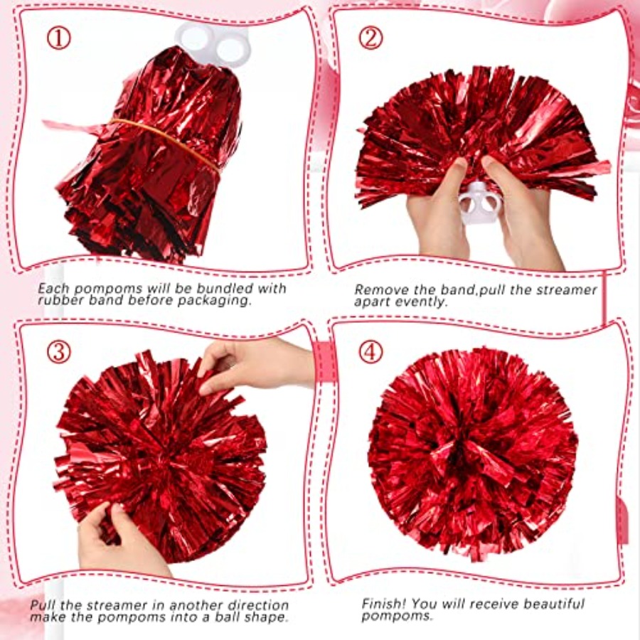 12 Pcs Cheerleading Pom Poms C - огляд і ціна Cheerleading Pom Pom