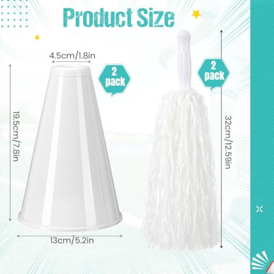 4 Pcs Team Spirit Items Small  - огляд і ціна Cheerleading Pom Pom
