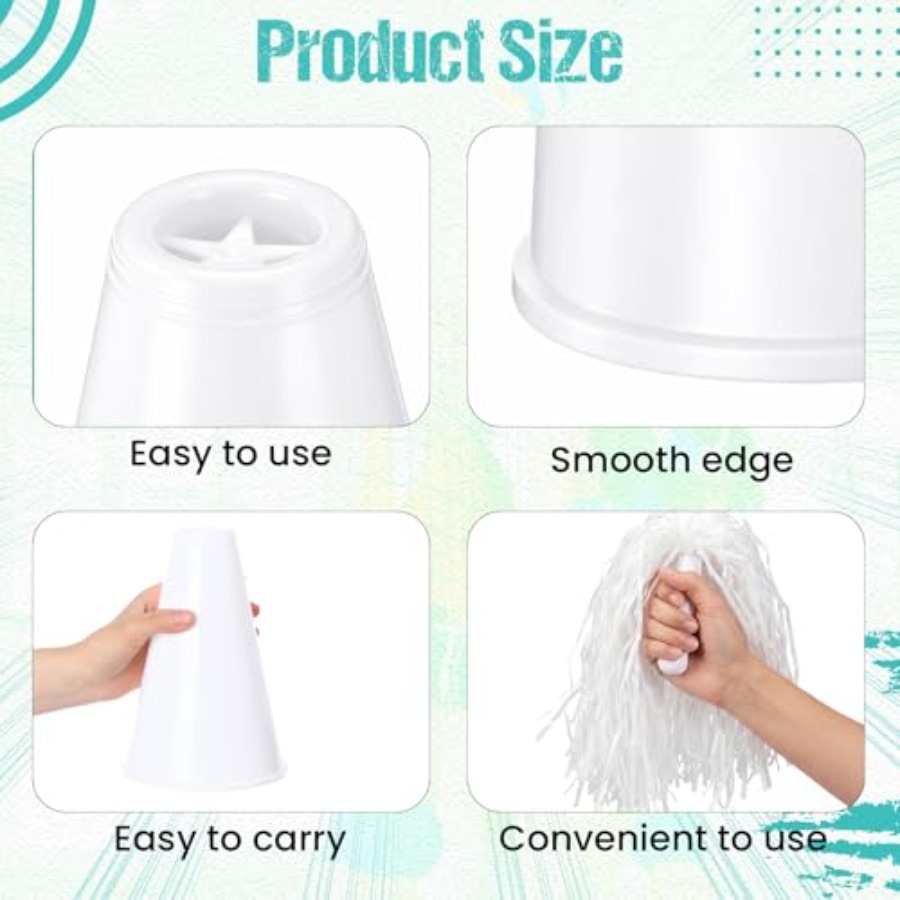 4 Pcs Team Spirit Items Small  - огляд і ціна Cheerleading Pom Pom