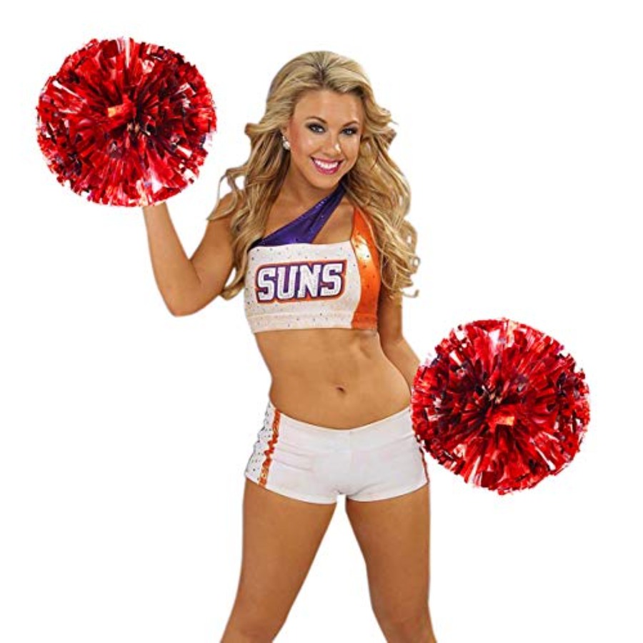 4 Pack 2 Pair Metallic Foil Ch - огляд і ціна Cheerleading Pom Pom