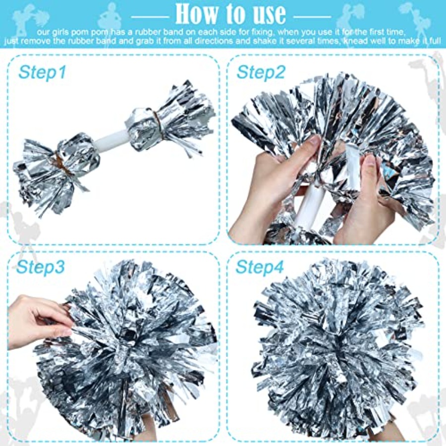 pcs Cheerleading Pom Poms Bulk - огляд і ціна Cheerleading Pom Pom