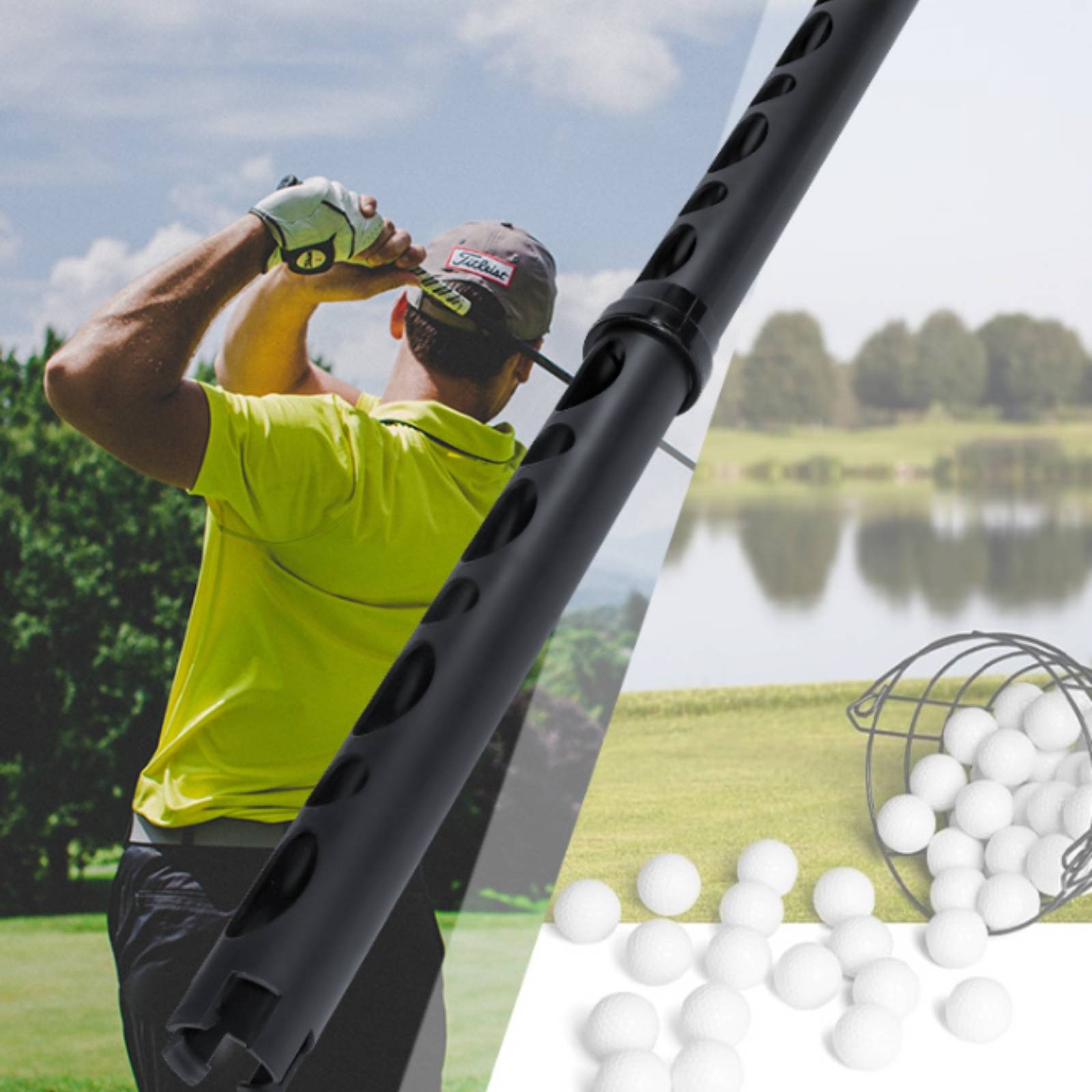 Golf Ball Picker Tube Detachab - огляд і ціна Sports Equipment With A