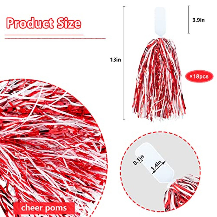18PCS Cheerleading Pom Poms Me - огляд і ціна Cheerleading Pom Pom