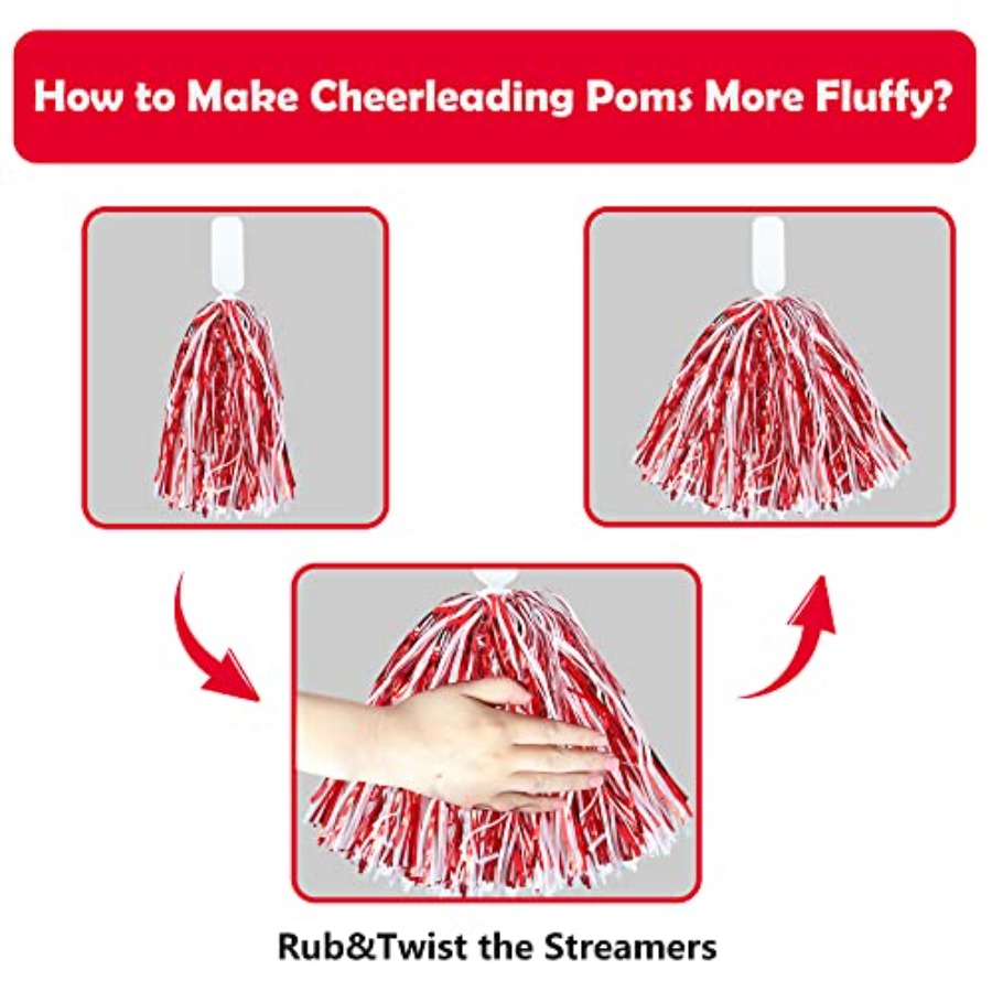 18PCS Cheerleading Pom Poms Me - огляд і ціна Cheerleading Pom Pom