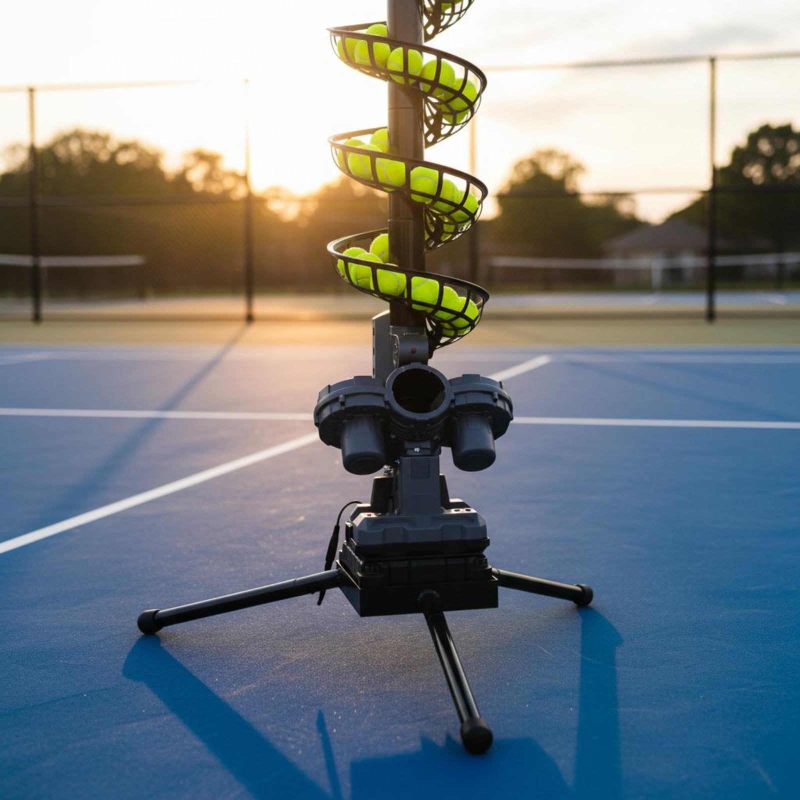 Tennis Ball Machine Multi-Angl - огляд і ціна Sports Equipment For Tennis