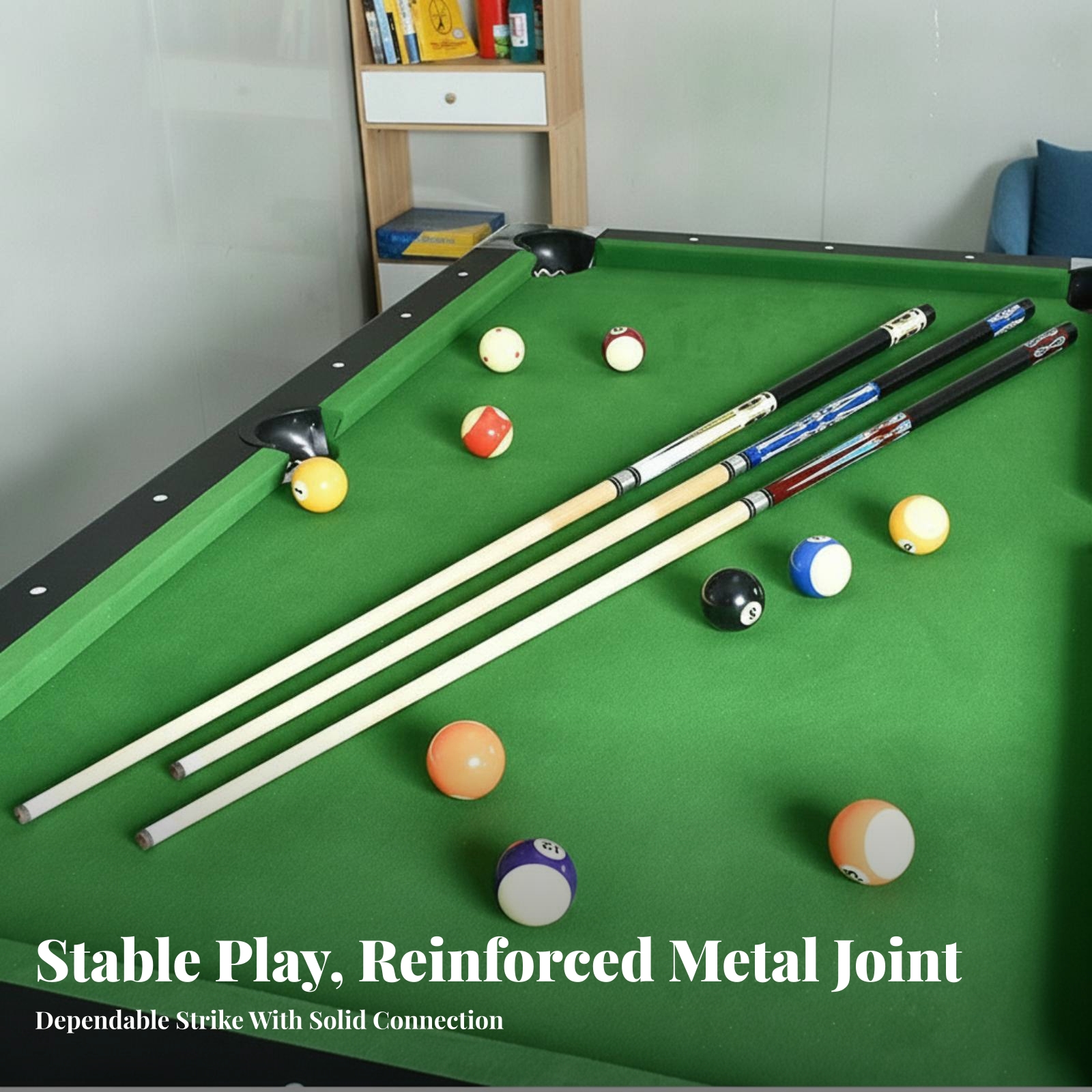 Two-Piece Pool Cue 12.5 Mm Tip - огляд і ціна Sports Equipment With A
