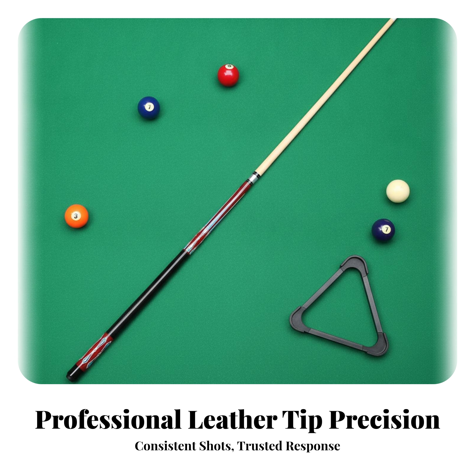 Two-Piece Pool Cue 12.5 Mm Tip - огляд і ціна Sports Equipment With A