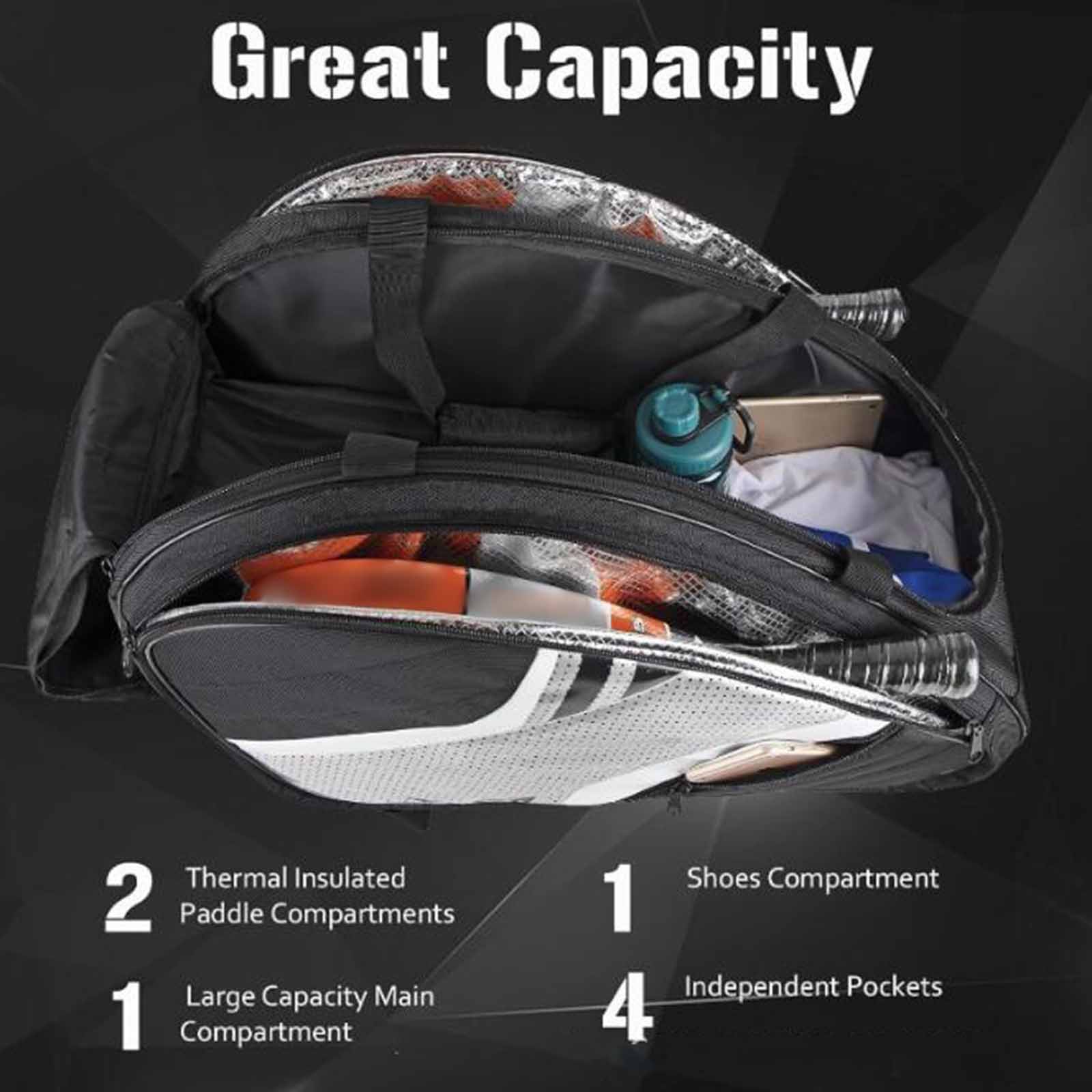 Tennis Backpack Badminton Bag  - огляд і ціна Sports Equipment For Tennis