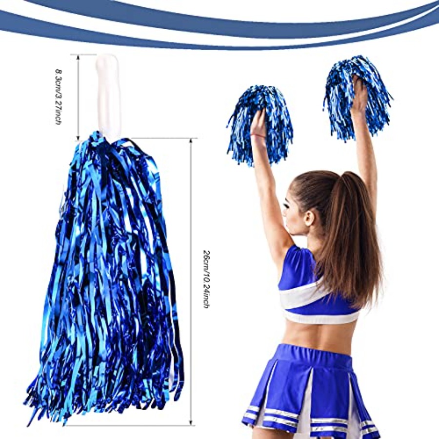 24 Pcs Metallic Cheerleading P - огляд і ціна Cheerleading Pom Pom