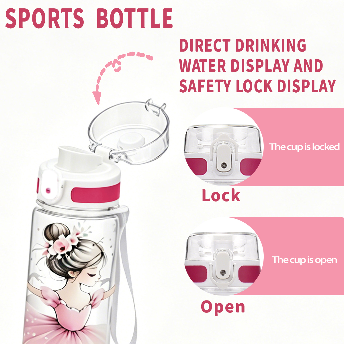 Ballerina Print 1000ml Sports  - огляд і ціна Sports Equipment Names