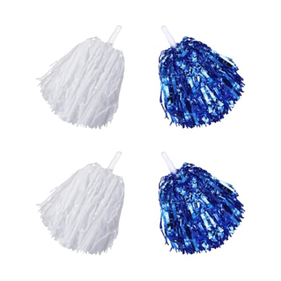 4 Pcs Metallic Foil Plastic Po - огляд і ціна Cheerleading Pom Pom
