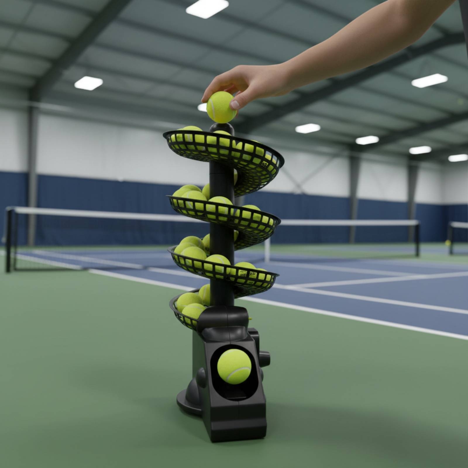 Portable Tennis Ball Machine M - огляд і ціна Sports Equipment For Tennis