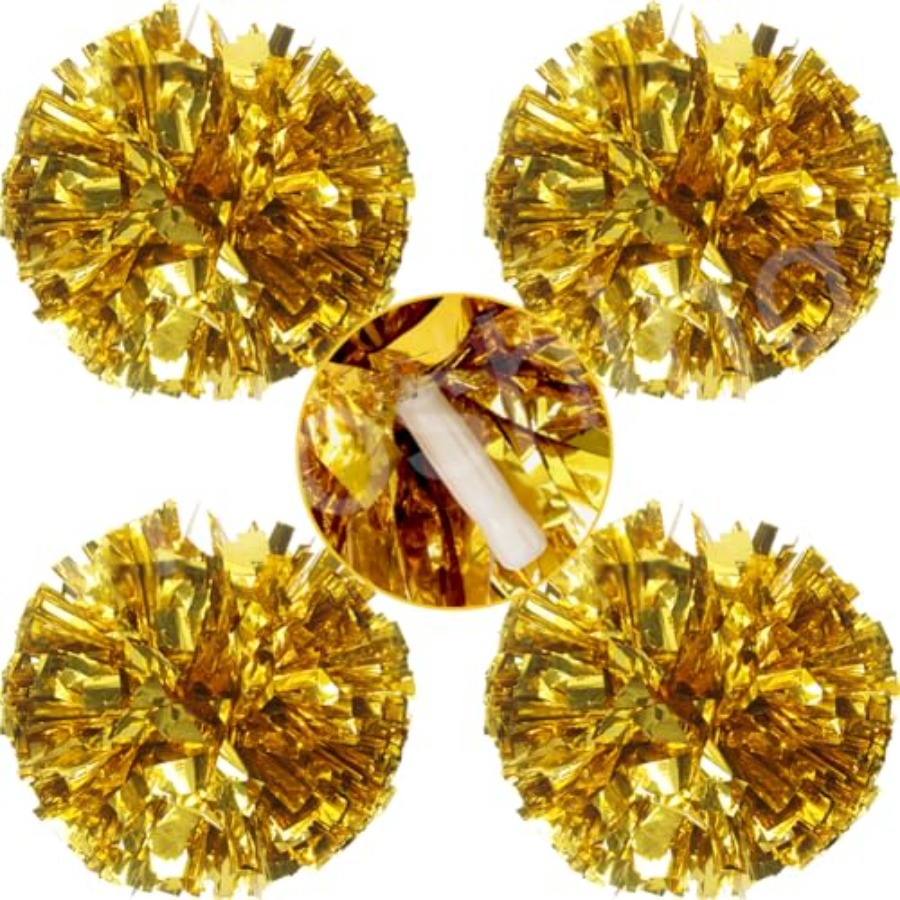 4PCS Cheer Pom Poms with Plast - огляд і ціна Cheerleading Pom Pom
