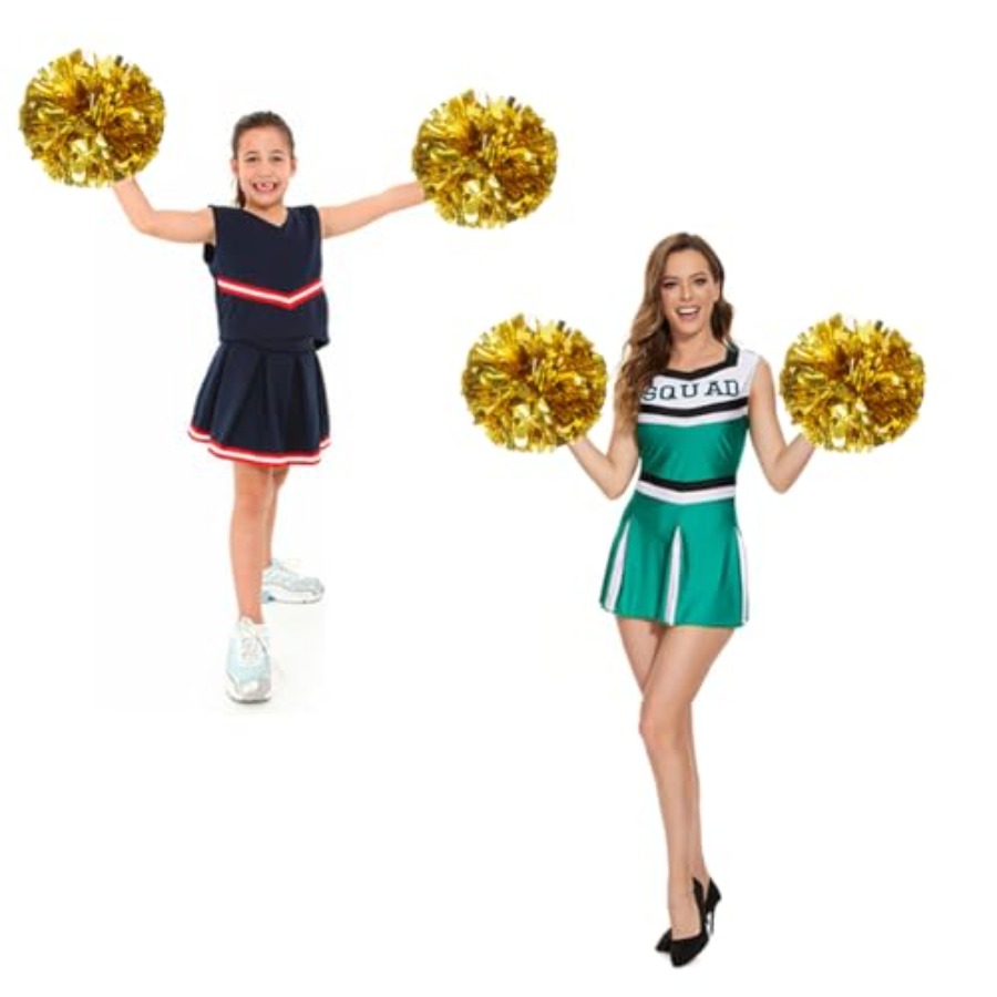 4PCS Cheer Pom Poms with Plast - огляд і ціна Cheerleading Pom Pom
